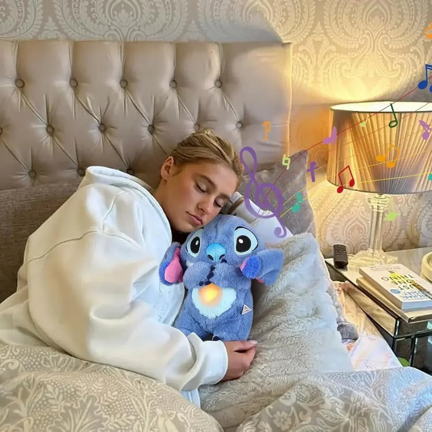 Disney Stitch peluche que Respira Conforto Musical™